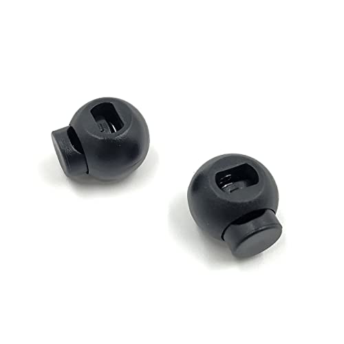 ValeoFM Plastic Toggle Stoppers for Race Belt Bib Holder (2PCS) End Spring Locks w/ 4