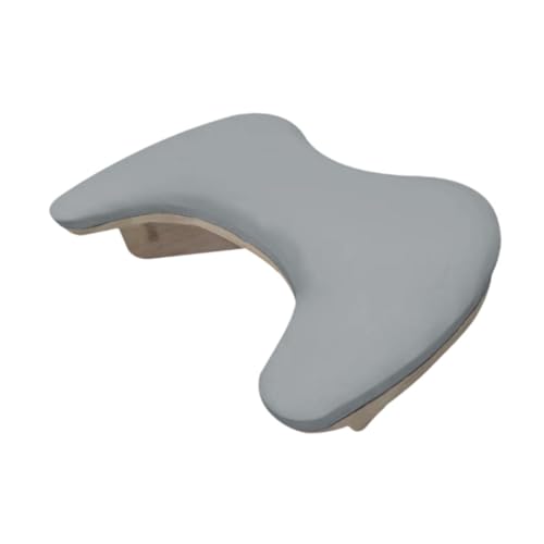 Fenteer Apoyabrazos del cojín del reposabrazos del clavo, reposabrazos de la manicura, forma de U para el arte del clavo del hogar del manicurista, gris