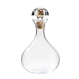 Le bouchon est orné de décorations dorées et est en cristal haute transparence, qui réfracte une lueur exquise sous la lumière ; c'est à la fois une carafe et un objet de décoration de table raffiné.