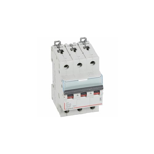 Disjoncteur Tripolaire 10a Legrand Dx3 évite les coupures sur courbe D