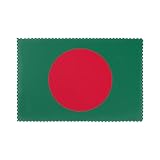 Bedrucktes Platzdeckchen-Set, Motiv: Flagge von Bangladesch, 30,5 x 45,7 cm, ideale Heimdekoration, um das tägliche Essen zu verschönern
