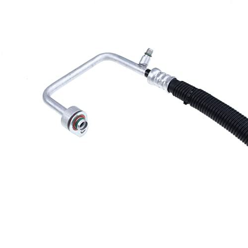 A-Premium A/C Discharge Line Hose Assembly Compatible With Ford Explorer 2013-2019, Police Interceptor Utility 2014-2019, V6 3.5L Turbocharged, Compressor To Condenser #TOP4