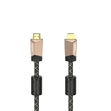 Câble HDMI™ Premium avec Ethernet, mâle - mâle, ferrite, métal, 1,5 m