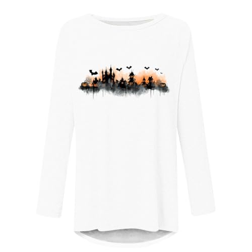 ZHIHAIHEN Halloween Shirts for Women Long Sleeve Fall 2026 - image 5