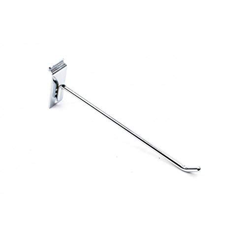 Gancho Panel de Lama. Cromado 25cm Acero inoxidable en 10 Unidades