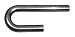 Patriot Exhaust (H7058) 2.5" 16-Gauge Mild Steel J-Bend Exhaust Tube with 4" Radius