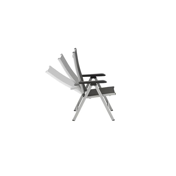 Kettler Basic Plus Advantage Gartenstuhl Silber/Anthrazit