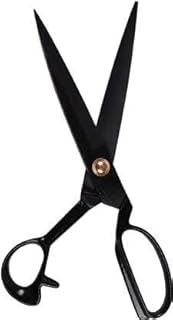Premium Western Tailoring Scissor, 12 inches, Stainless Steel, Black Rubber Handle, Set of 1