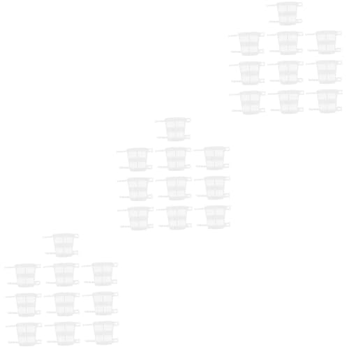 Hemobllo 30pezzi Vasi Controllo Trasparenti Per Fioriere Per Giardinaggio Breathing e Infiltrazione Per Ottimale