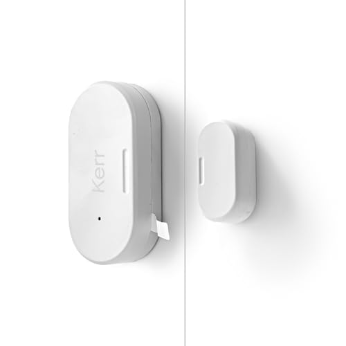 Image of Kerr Smart Door and Window Sensors | Tuya Smart Alarm with Free Notification | APP Control Home Security Alarm System | Compatible with Alexa, Google Home.