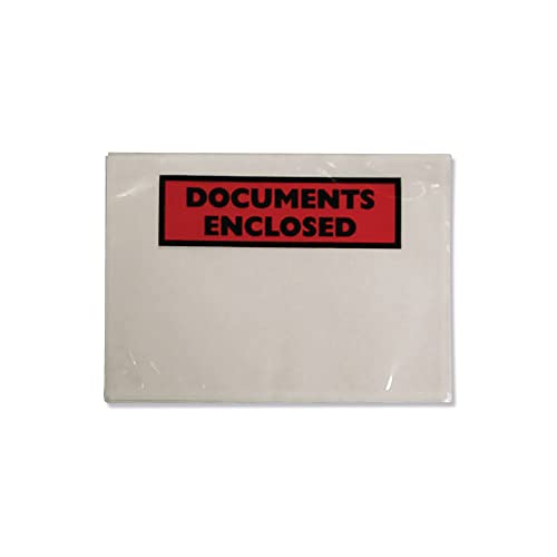 Enveloppes plastique Document Enclosed pour sécuriser les factures de colis