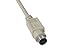 CableLeader 25ft Mini-DIN6 Male to Female PS/2 Keyboard/Mouse Extension Cable, Mini Din 6 pin Cable for Computer PC Keyboard/Mouse/KVM/Barcode Scanner, Beige