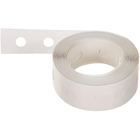 Leitz Lochverstärkungs-Ringe, Selbstklebend, Weiß transparent Cover