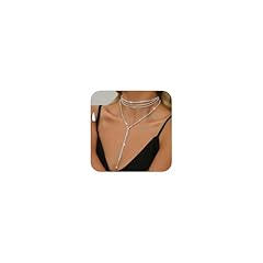 silver rhinestone necklace