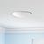 ECOELER 4 Inch LED Disk Light, Dimmable Flush Mount Ceiling Light, 10.5W 650Lm, 3000K Warm White, Aluminum Baffle Trim, Wet Location, ETL&Energy Star, 4Pack