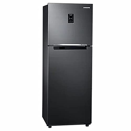 Image of Samsung 253 L 3 Star Inverter Frost Free Double Door Refrigerator Appliance (RT28A3743BX /HL, Luxe Black, Convertible, 2022 Model)