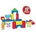 Word Party My First Building Blocks, 22 Piece Wood Set - Lulu, Bailey, Franny, Kip and 18 Blocks of Different Shapes and Colors - from The Netflix Original Series -18+ Months