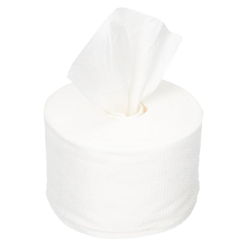 FRCOLOR 1 Roll Disposable Face Wash Cloth Comfortable Facial Tissue for Makeup Removal Cleansing Exfoliating Easy to Use for Daily Skin Care and