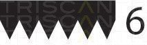 TRISCAN 8640 600684sf Cinghia servizi nero