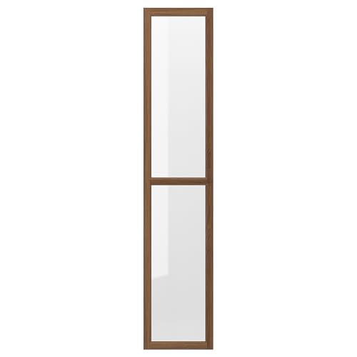 ProTuning OXBERG porta in vetro, 40x192 cm, effetto noce marrone