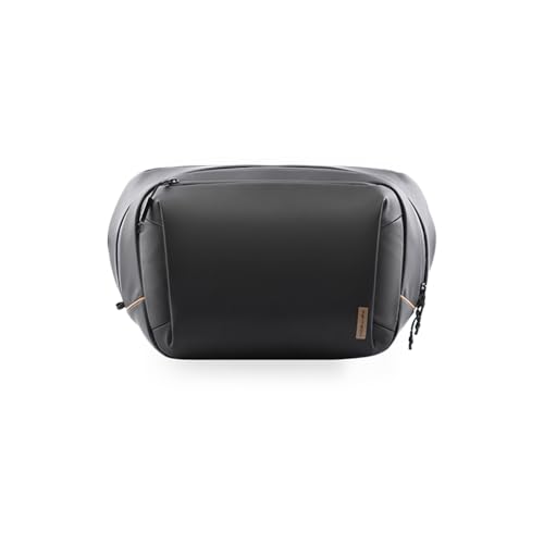 PGYTECH OneGo Solo V2 ワンゴーソロ ショルダーバッグ Shoulderbag スリングバッグ カメラバッグ 斜めがけ カメラ 撮影 デジカメ コンパクトカメラ ストラップ調整 (オブシディアンブラック, 6L)