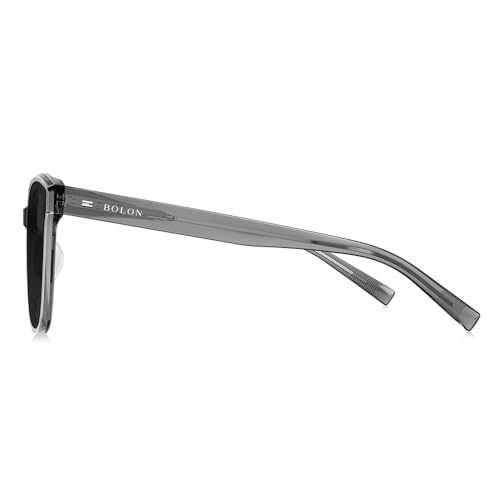 BOLON Men Women Retro Square Polarized Sunglasses, Exclusive Eyewear Brand of EssilorLuxottica3