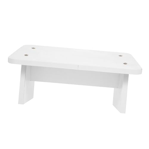 Repose-Pieds Inclinable 30 CM Cabilock Support Robuste en Bois Blanc