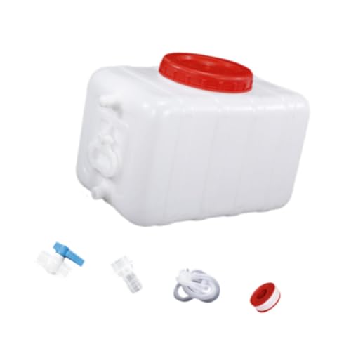 Menolana Water Container Set Camping Jug Large Capacity No Leakage Portable Water Bucket for Emergency Travel Driving Survival Outdoor, 25L