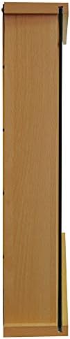 WATSONS COLLECTORS - Wall Display Cabinet With Four Glass Shelves - Oak