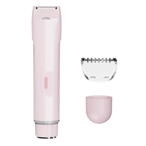 Afeitadora de bikini eléctrica y recortadora genital femenina de doble cabezal