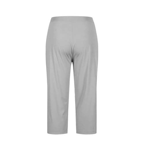 Capri Pants for Women Stretch High Waisted Cropped Slacks Buiness Casual Work Trousers Summer Yoga Capris Dress Pant4