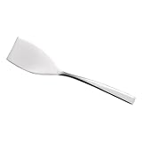 IMEEA Small Spatula 9.3-Inch Mini 18/10 Stainless Steel Spatula Solid Turner Flat Spatula for Cast Iron Frying Pans