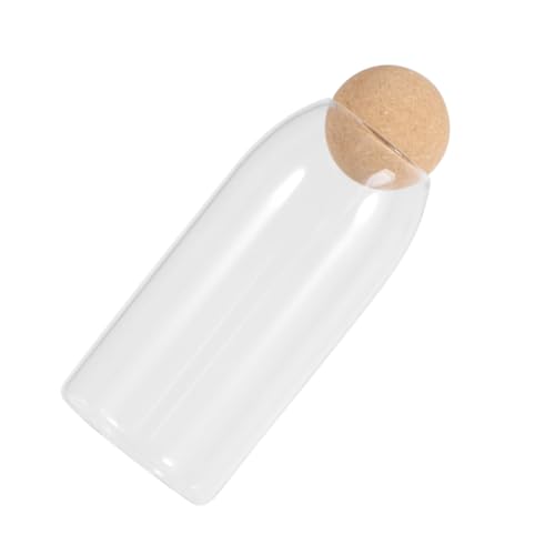 ERINGOGO Barattolo da Cucina in Vetro Borosilicato Trasparente Contenitore Ermetico Resistente al Calore per Cereali Tè e Spezie Vaso per Uso