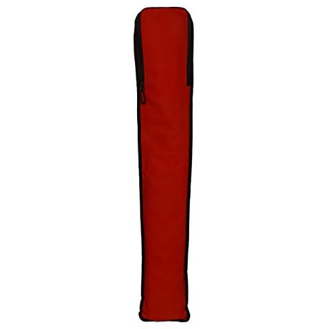 KD Cricket Bat Cover Hockey Stick Bag Cover Multi Sports Foam Padded Stick KitBag with Mobile Wallet Zip Pocket (Red) Cover