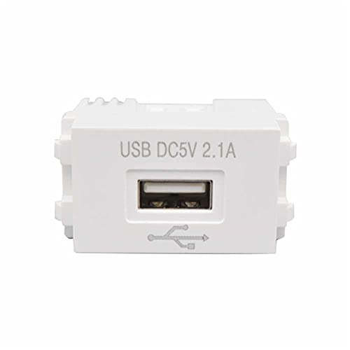 Módulo de alimentación USB 1PCS, panel de carga del teléfono móvil del transformador 2.1A del zócalo de 220V 5V
