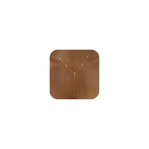 Fwlisesa Long Necklaces for Women, Dainty Lariat Necklace 14k Gold Plated Drop Pendant Necklace Simple Statement Necklaces for Women Trendy Fashion Long Wedding Prom Jewelry Fashion Accessories