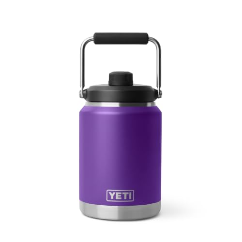 Image of YETI Rambler Half Gallon Jug 2.0, Vacuum Insulated, Leakproof, Stainless Steel with MagCap, Pace Purple