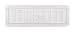 Rejilla de ventilación galvanizada ajustable en blanco Rejilla de ventilación regulada con...