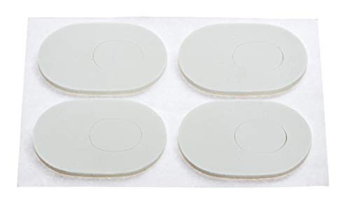 White Felt Bunion Pads (24 Pack) Cushioned Adhesive Orthopedic Foot Pedi Pad