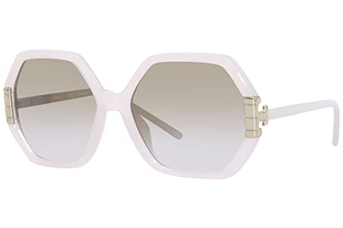 Tory Burch TY9062U レディース サングラス ミルキーアイボリー/オリーブ グラデーション 57, ミルキーアイボリー, 57/17/140