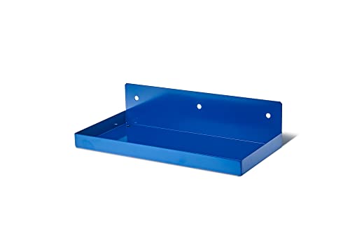 Triton Products 76126 Epoxy Coated Steel Shelf for DuraBoard Pegboard, 12-Inch x 6-Inch, Deep Blue