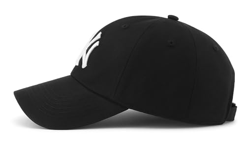 Gorra New York unisex ajustable en algodón negro miniatura 1