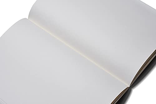 Image of Zequenz A5 & A6- Emerald Green Notebook Set Blank Acid Free Paper 200 Pages Each 80GSM 360 Degree Flexibility 100% Handmade Fountain Pen Friendly Color Series Pack of 2 Notebooks