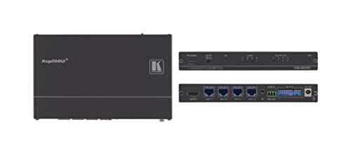 Kramer distributore amplificatore 1:4 hdmi 4k ultrahd a hdbaset; massima velocità di dati - 10,2 gbps (3,4 kramer electronics vm-4hdt, 4 uscite, 187,5 mm, 115 mm, 25,4 mm, 500 g, 345 mm