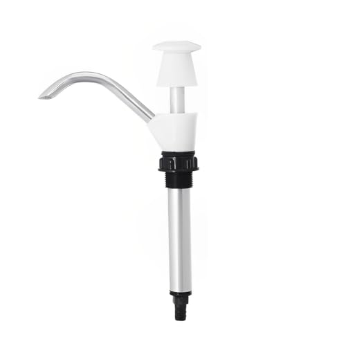AMSLSIU Bomba de agua manual de aleación de aluminio, reemplazo telescópico, RV, cocina, Camping, inodoro portátil, herramienta de bombeo para grifo de barbacoa