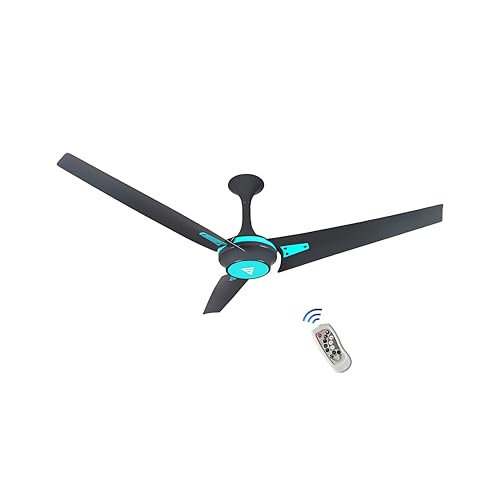 Image of Superfan Super Q 1500 mm High Flow BLDC Ceiling Fan with Remote | 330 CMM Airflow | 300 CMM @ 35 W | Quiet Energy Efficient Cooling | 5 Year Warranty (Electro Radiance)