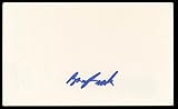 Barney Frank Politician Authentic Signed 3x5 Index Card Autographed BAS #BL98905