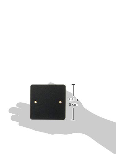 MK Edge K14330LBK Single Blank Plate - Lustrous Black - Image 3