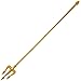 Spooktacular Creations Gold King Trident Cane, Halloween King Pitchfork Spear Trident Toy Prop for Halloween Costume Dress Up, Cosplay Parties Accessory