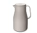 Produktbild alfi ECONSCIOUS 1,0l, oatmeal beige, Isolierkanne mit hygienischem Hartglaseinsatz aus Bio-Kunststoff, Drehverschluss mit Druckknopf, Ausgießen mit einer Hand, ideal als Kaffeekanne, Teekanne,BPA-frei